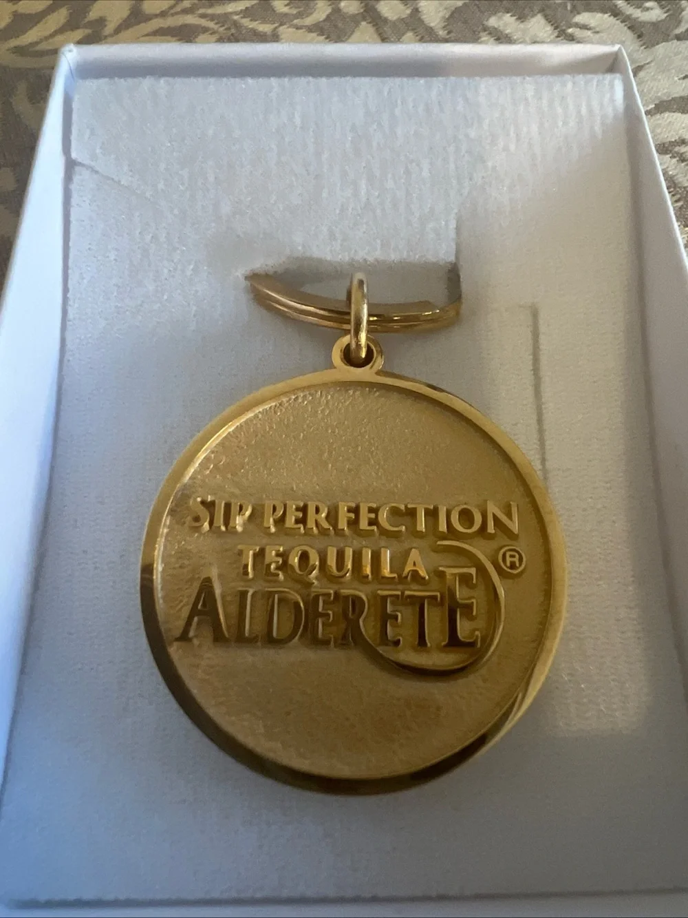 Sip Perfection Tequila Alderete Keyring  Gift Favorite Drink Smooth
